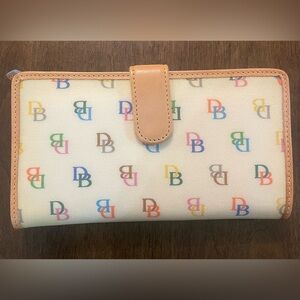 Dooney & Bourke Multicolor Logo Wallet
